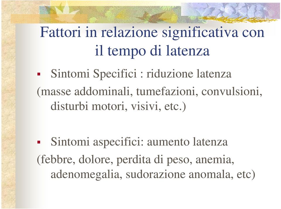 convulsioni, disturbi motori, visivi, etc.