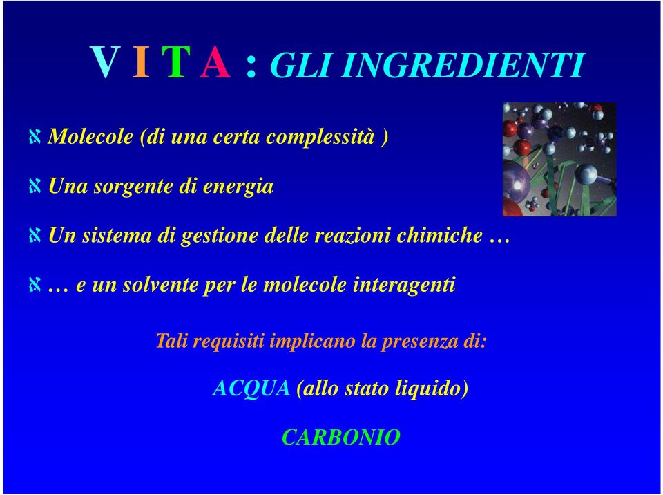 reazioni chimiche אּ e un solvente per le molecole interagenti