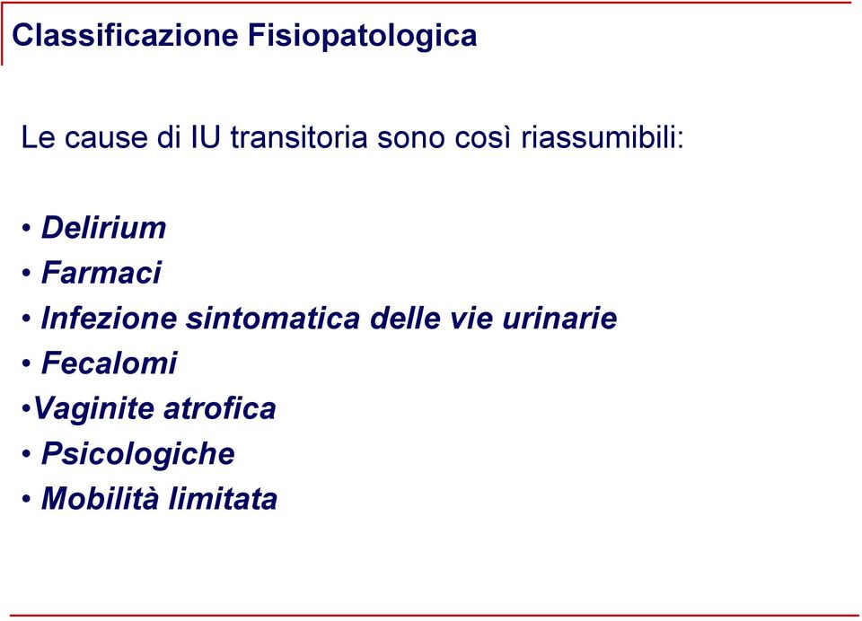 Farmaci Infezione sintomatica delle vie urinarie