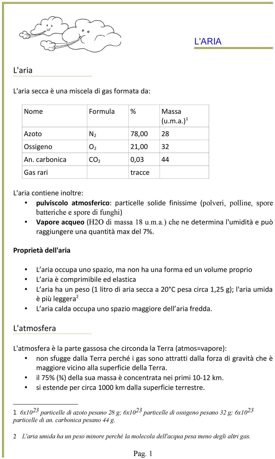 18 u.m.a.) che ne determina l'umidità e può raggiungere una quantità max del 7%.