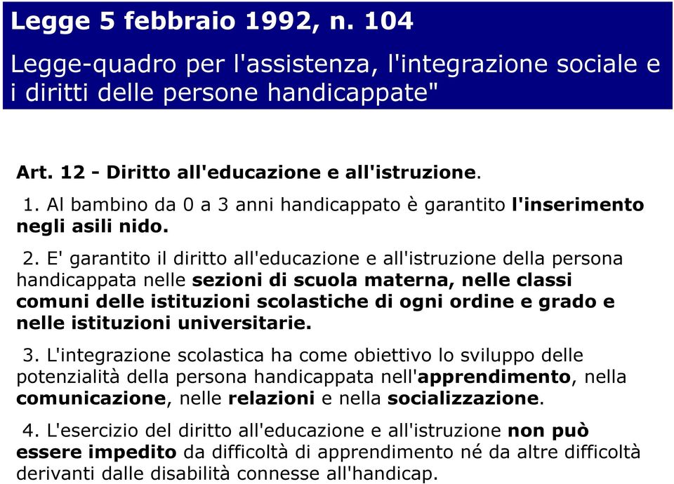 istituzioni universitarie. 3.