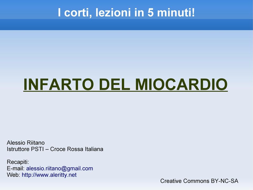 PSTI Croce Rossa Italiana Recapiti: E-mail: