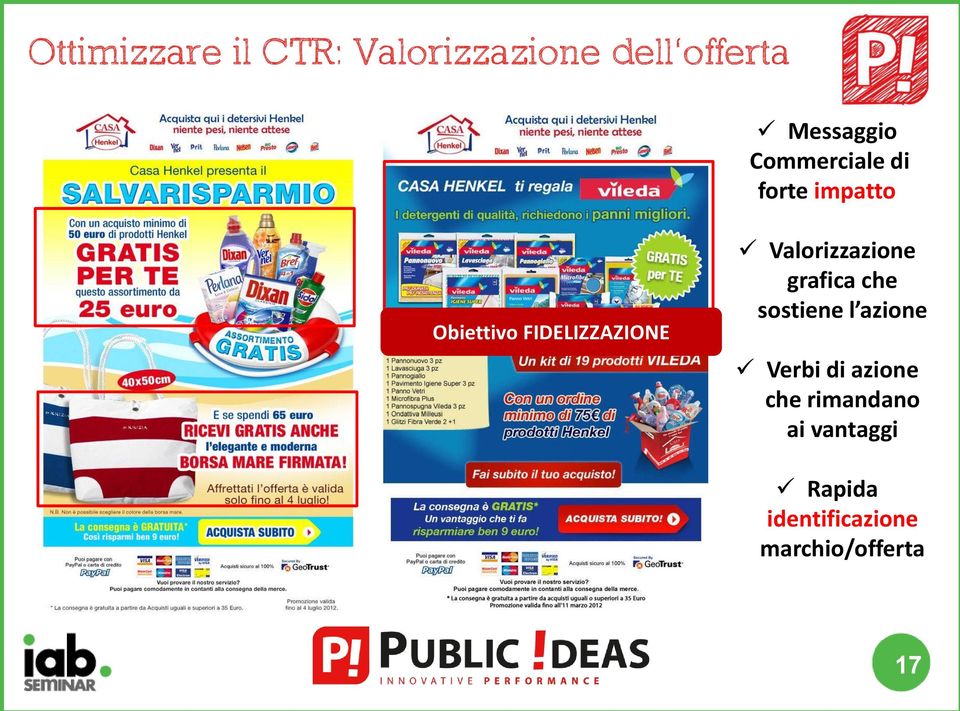 Valorizzazione grafica che sostiene l azione Verbi di