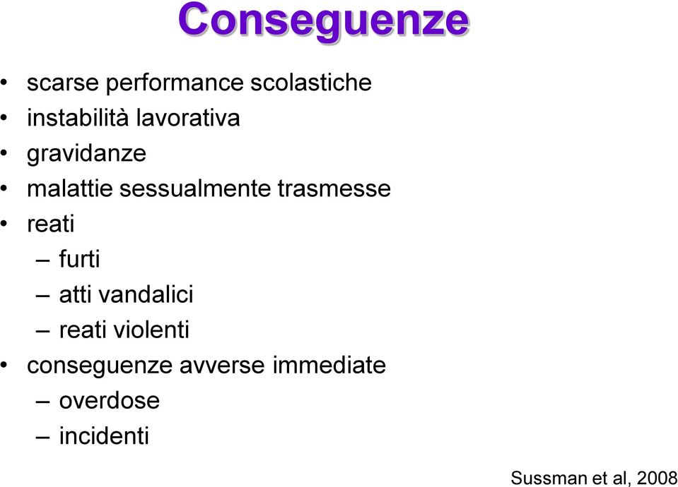 reati furti atti vandalici reati violenti conseguenze