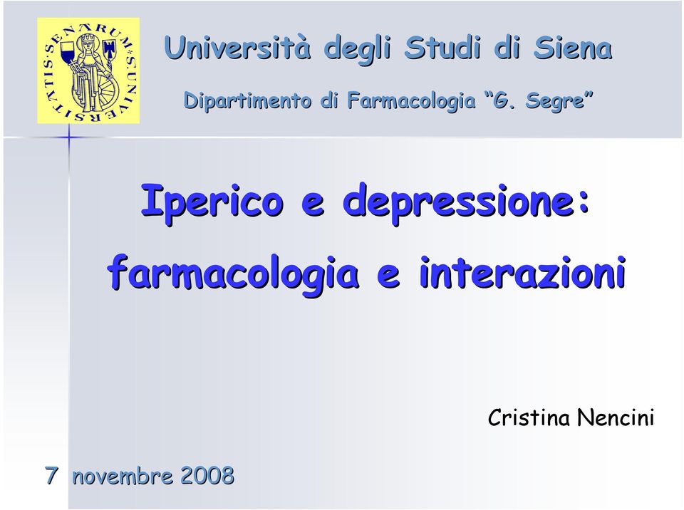 Segre Iperico e depressione: