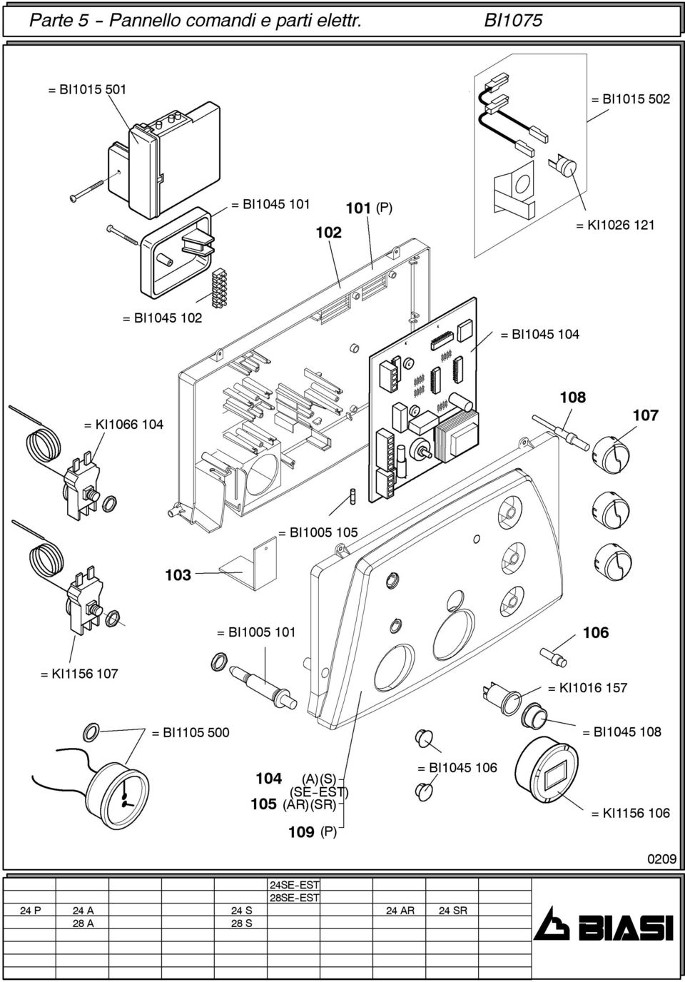 108 107 = BI1005 105 103 = BI1005 106 = KI1156 107 = KI6 157 = BI1105 500 = BI1045