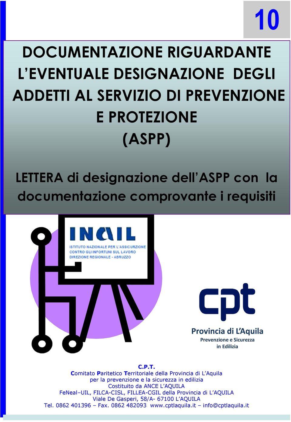 (ASPP) LETTERA di designazione dell ASPP con la