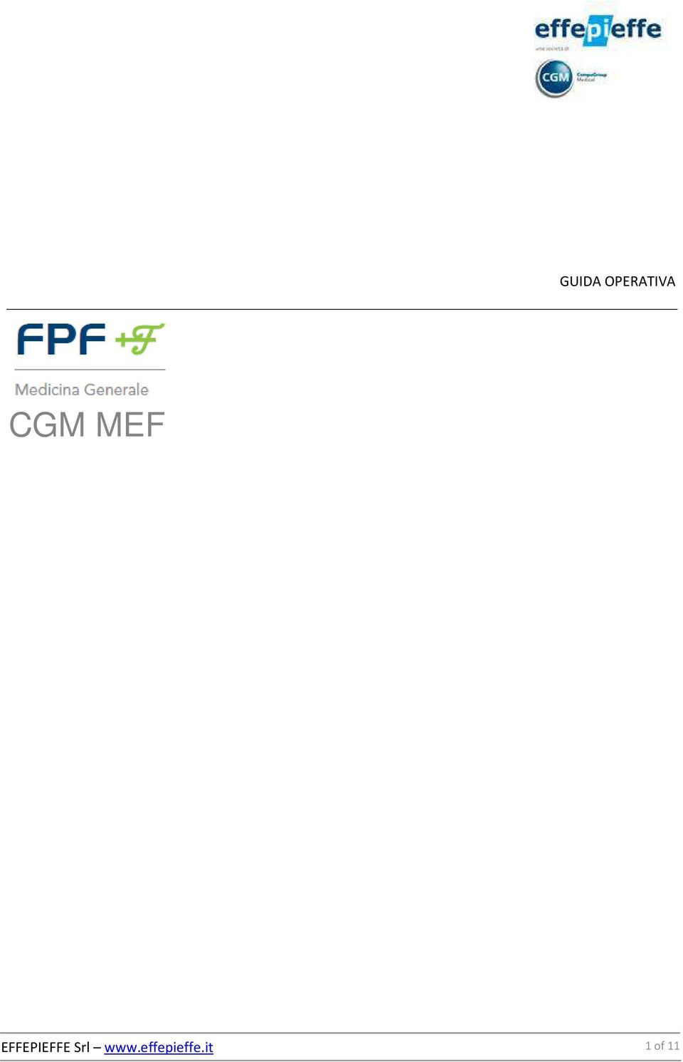 CGM MEF 1