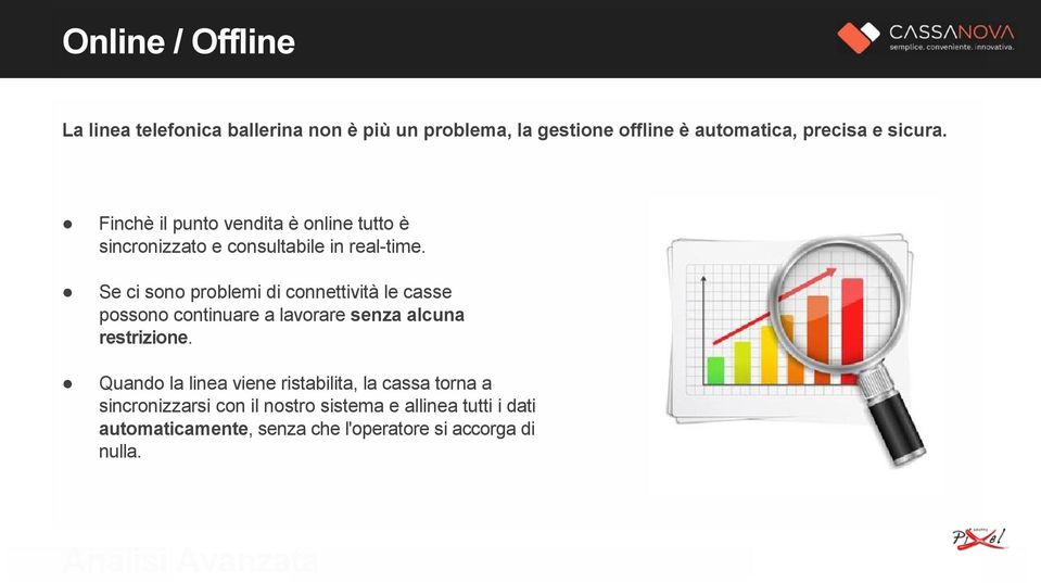 Se ci sono problemi di connettività le casse possono continuare a lavorare senza alcuna restrizione.