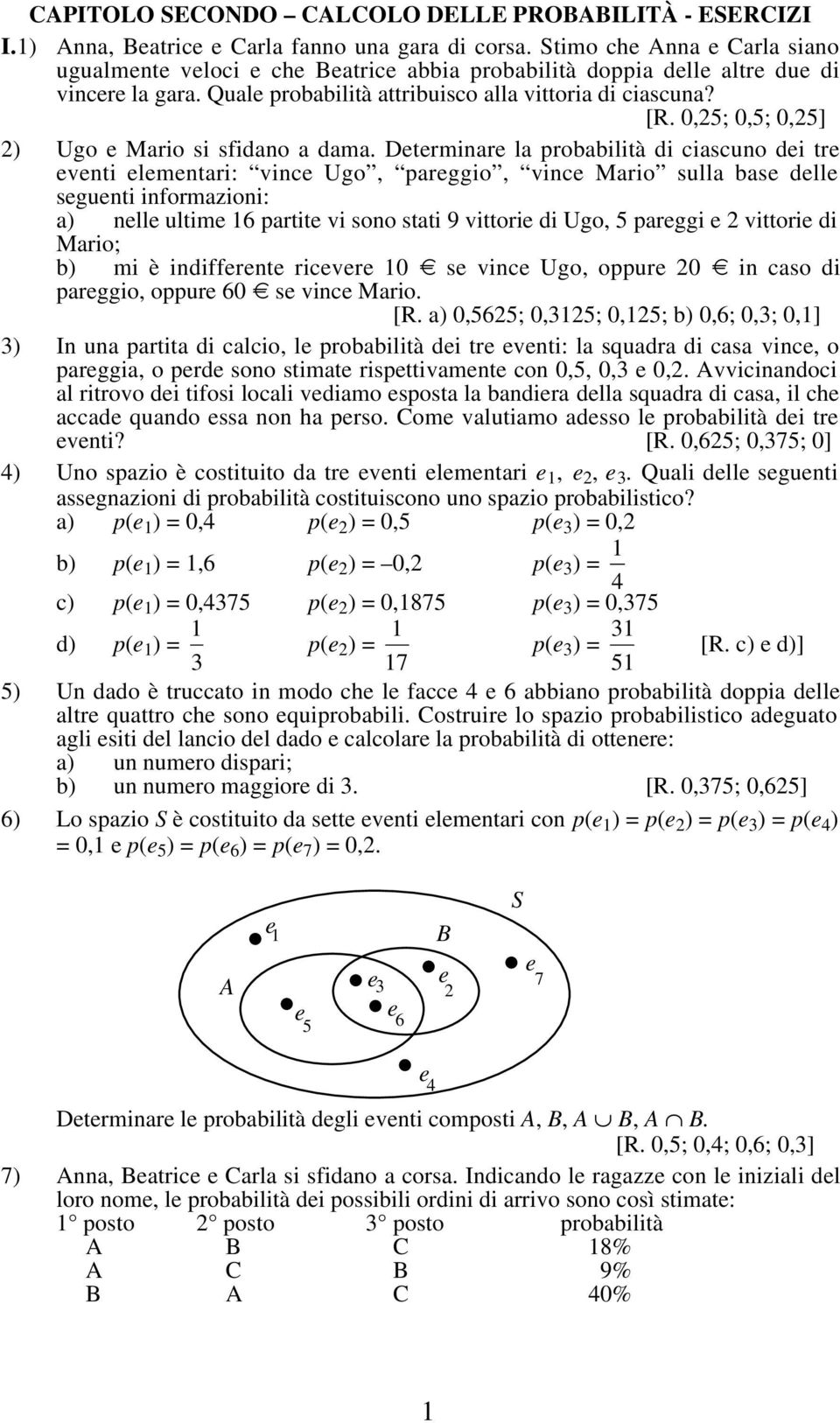 0,5; 0,5; 0,5] ) Ugo Mario si sfidano a dama.