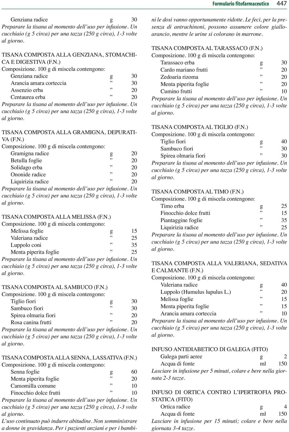 100 g di miscela contengono: Genziana radice g 30 Arancia amara corteccia 30 Assenzio erba 20 Centaurea erba 20 Preparare la tisana al momento dell uso per infusione.