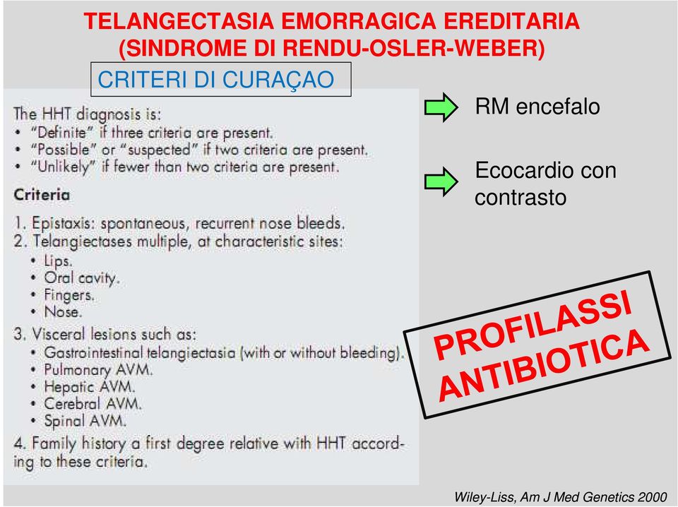 DI CURAÇAO RM encefalo Ecocardio con