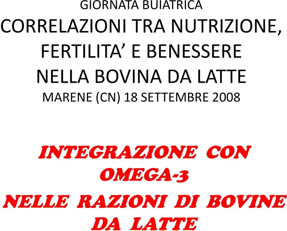 BOVINA DA LATTE MARENE (CN) 18 SETTEMBRE