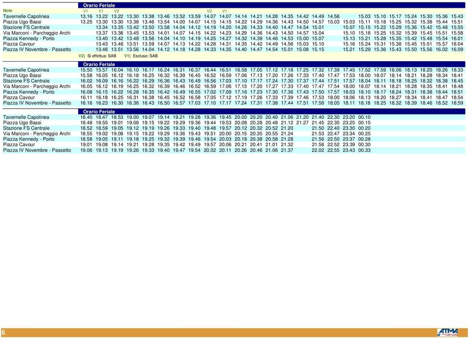 35 13.42 13.50 13.58 14.04 14.12 14.19 14.20 14.26 14.33 14.40 14.47 14.54 15.01 15.07 15.15 15.22 15.29 15.36 15.42 15.48 15.55 Via Marconi - Parcheggio Archi 13.37 13.38 13.45 13.53 14.01 14.07 14.