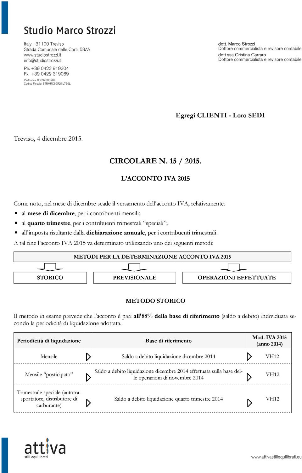 trimestrali speciali ; all imposta risultante dalla dichiarazione annuale, per i contribuenti trimestrali.