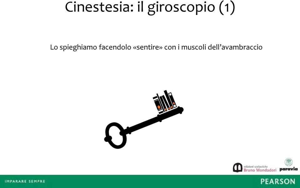 «sentire» con i muscoli dell