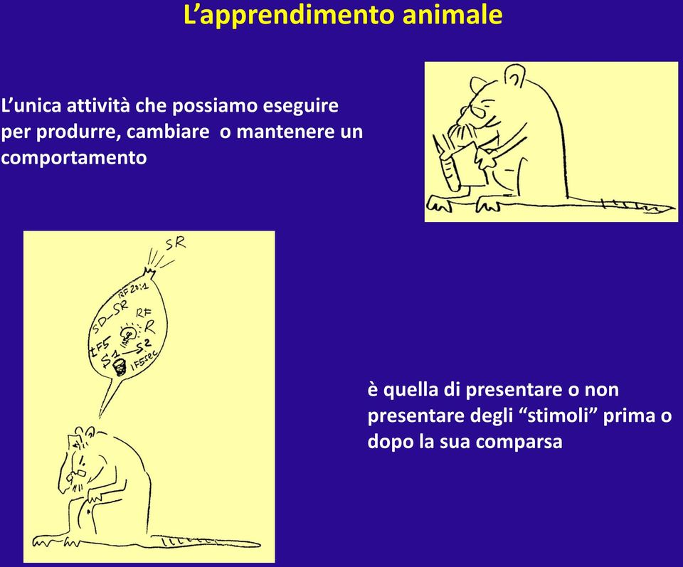 mantenere un comportamento è quella di presentare