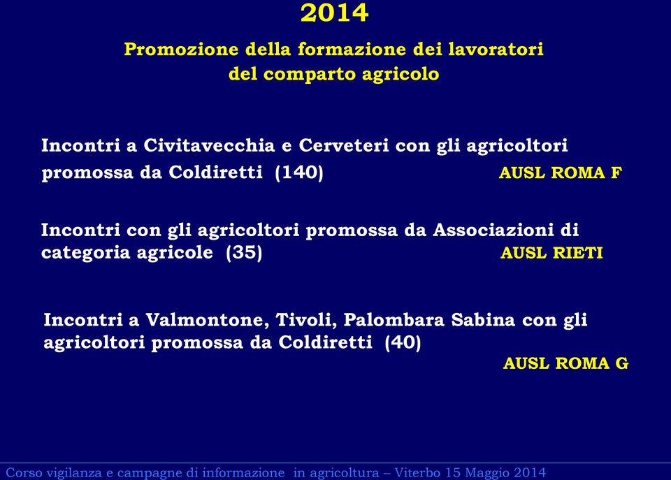 Incontri con gli agricoltori promossa da Associazioni di categoria agricole (35) AUSL RIETI