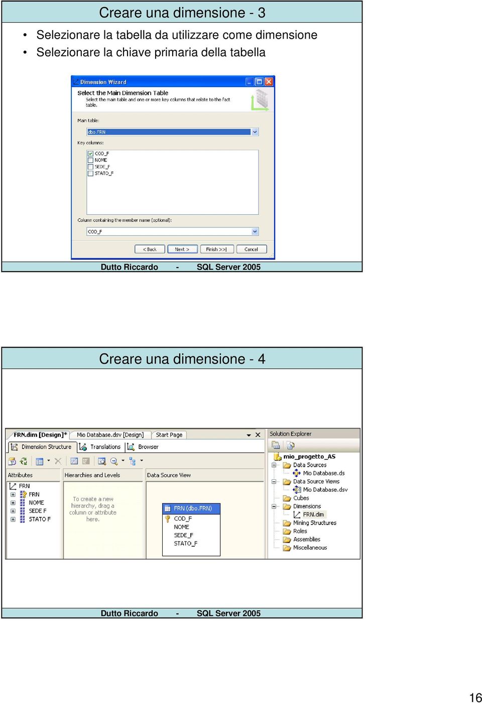 dimensione Selezionare la chiave