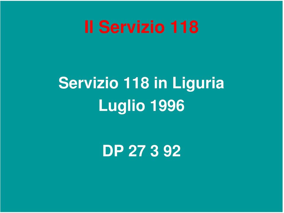 Liguria Luglio