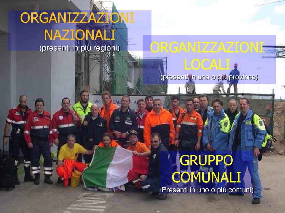 it ORGANIZZAZIONI LOCALI (presenti in una o