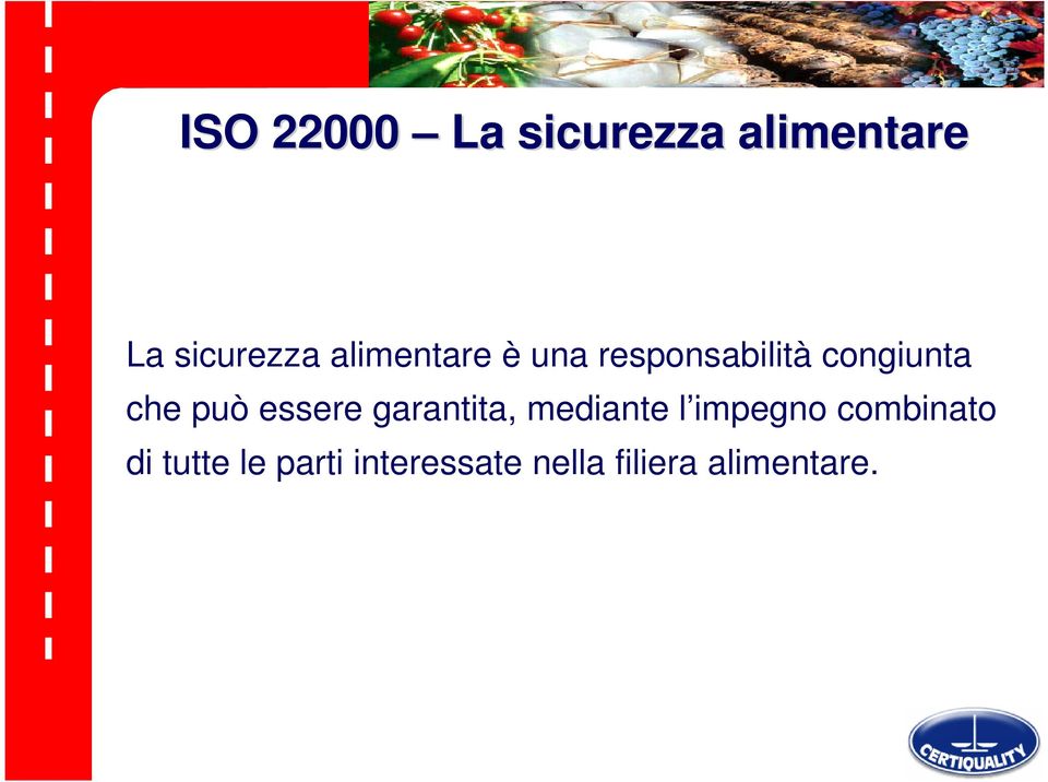 essere garantita, mediante l impegno combinato di