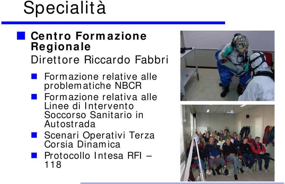 relativa alle Linee di Intervento Soccorso Sanitario in