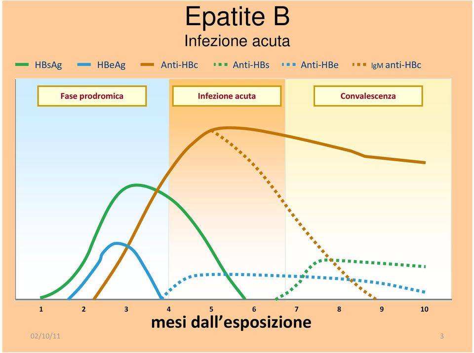 Fase prodromica Infezione acuta