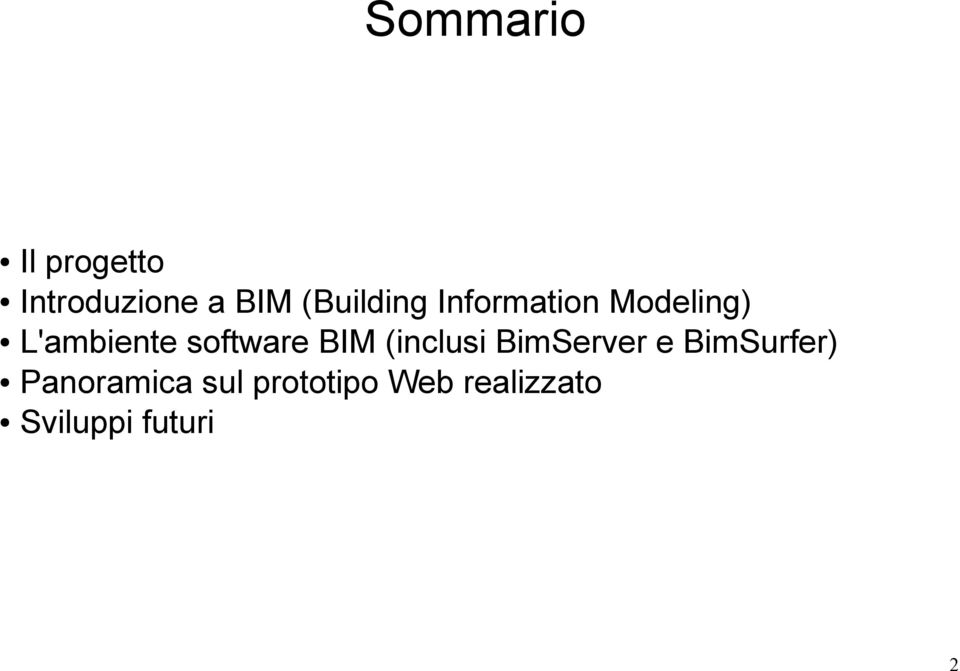 software BIM (inclusi BimServer e BimSurfer)