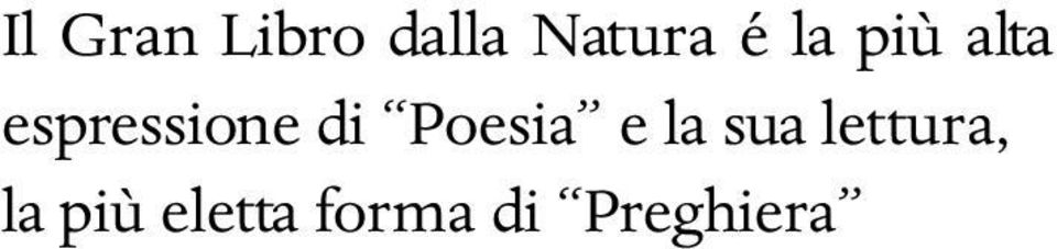 Poesia e la sua lettura, la