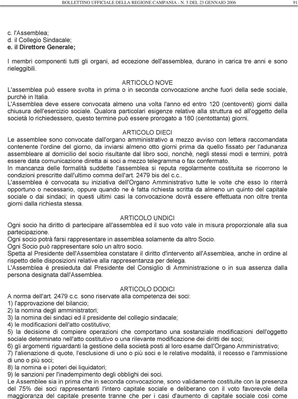 REGIONE CAMPANIA -