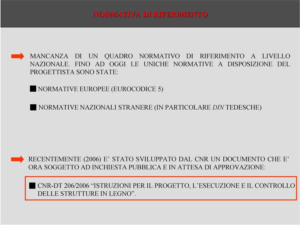 NAZIONALI STRANERE (IN PARTICOLARE DIN TEDESCHE) RECENTEMENTE (2006) E STATO SVILUPPATO DAL CNR UN DOCUMENTO CHE E ORA