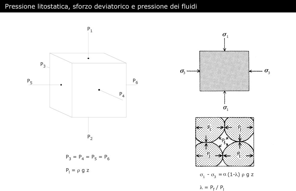 pressione dei fluidi P