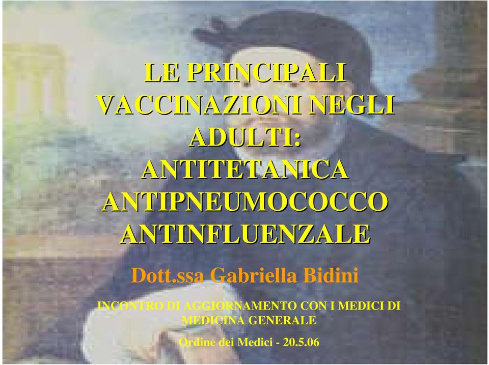 ssa Gabriella Bidini INCONTRO DI AGGIORNAMENTO