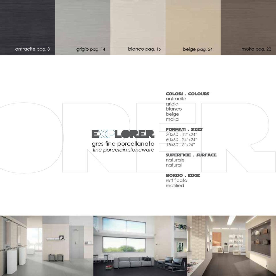 colours antracite grigio bianco beige moka gres fine porcellanato fine