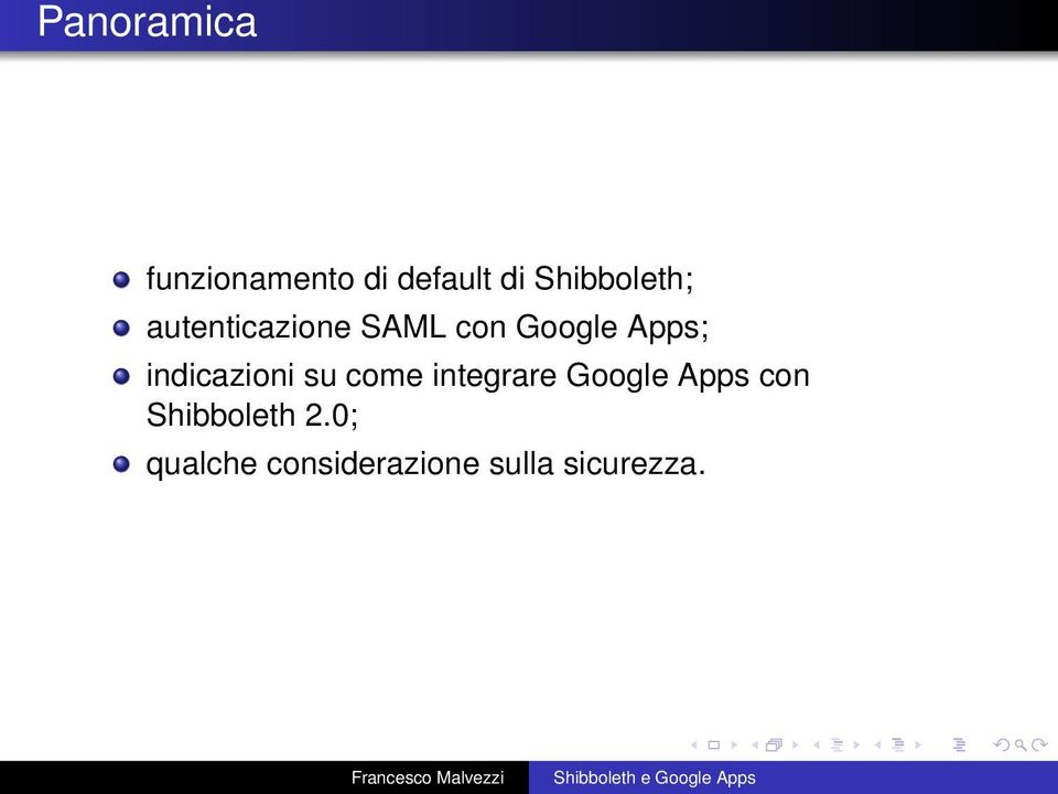 Apps; indicazioni su come integrare Google Apps