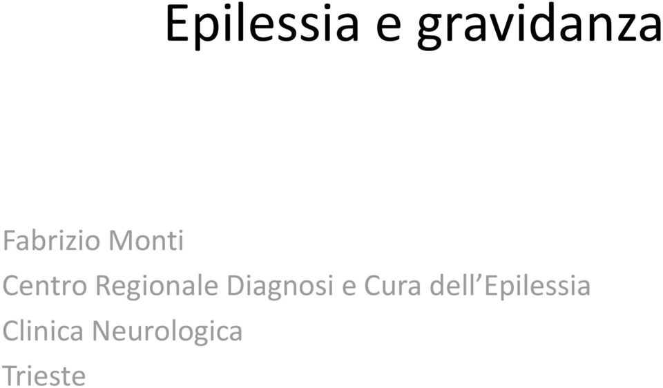 Regionale Diagnosi e Cura