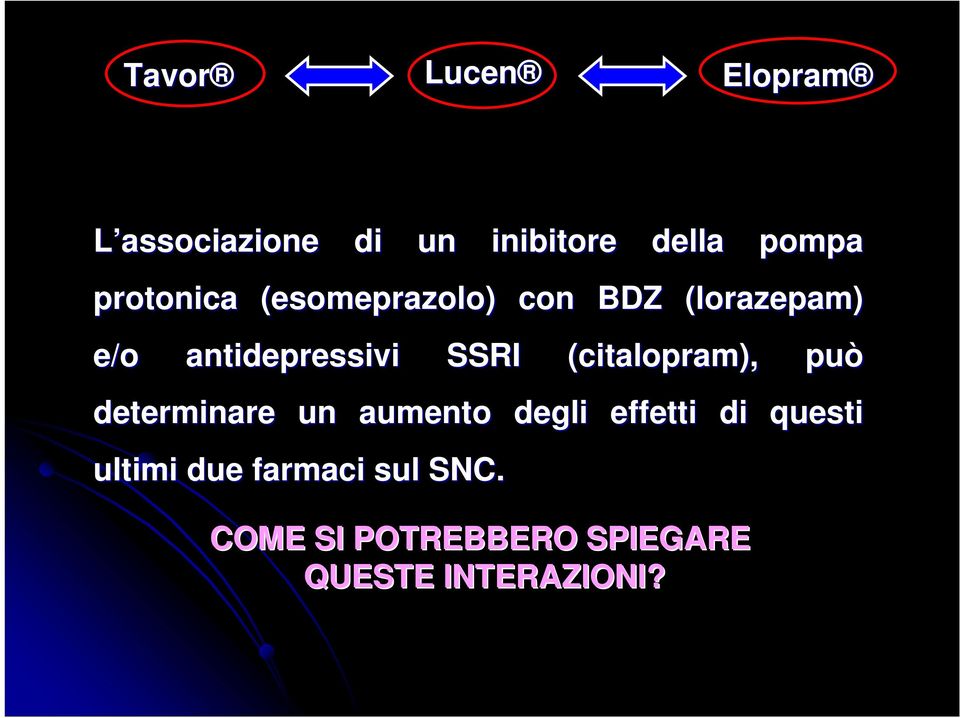 antidepressivi SSRI (citalopram( citalopram), può determinare un aumento