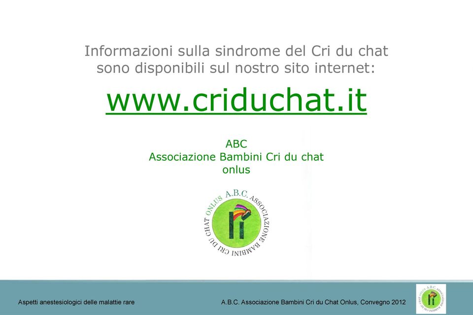 sito internet: www.criduchat.