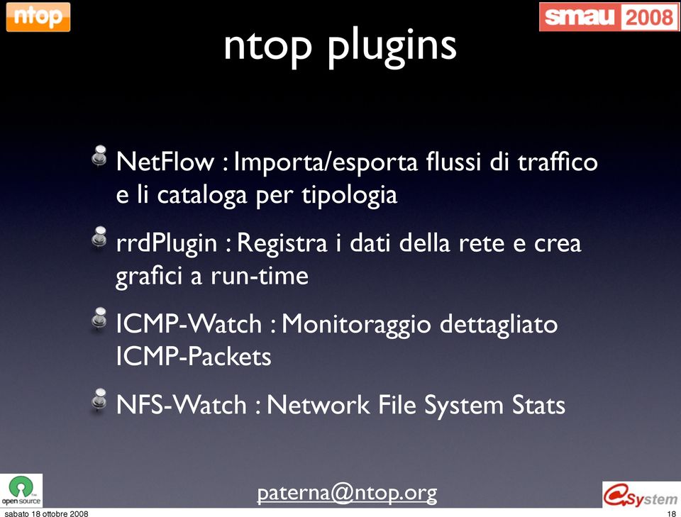 rete e crea grafici a run-time ICMP-Watch : Monitoraggio