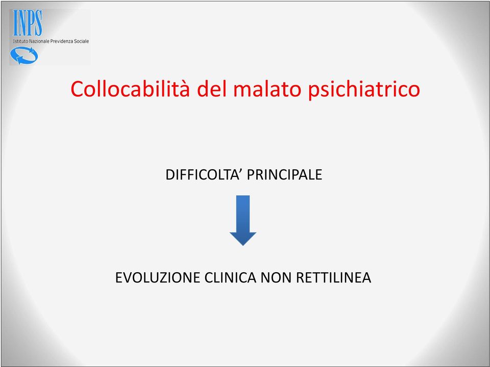 DIFFICOLTA PRINCIPALE