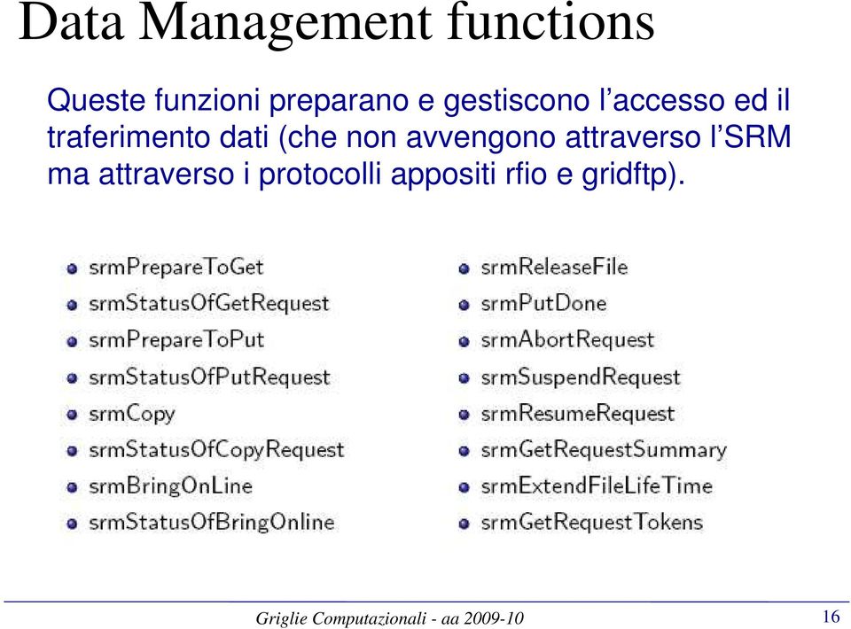 traferimento dati (che non avvengono attraverso