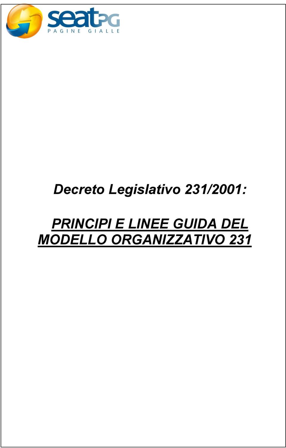 LINEE GUIDA DEL