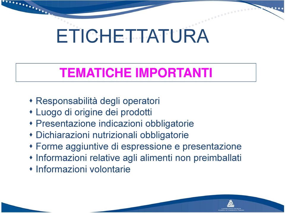 nutrizionali obbligatorie Forme aggiuntive di espressione e