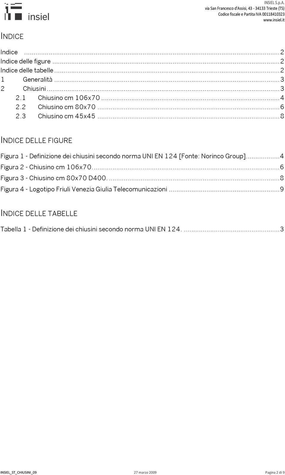 .. 8 INDICE DELLE FIGURE Figura 1 - Definizione dei chiusini secondo norma UNI EN 124 [Fonte: Norinco Group].... 4 Figura 2 - Chiusino cm 106x70.