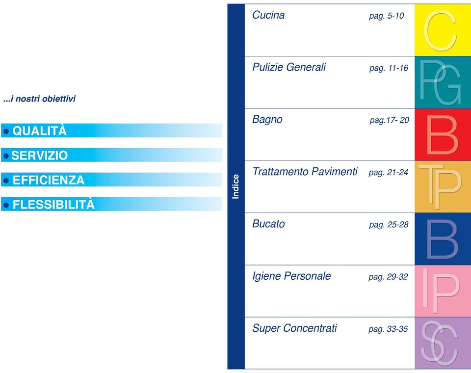 17-20 SERVIZIO EFFICIENZA FLESSIBILITÀ Indice Trattamento