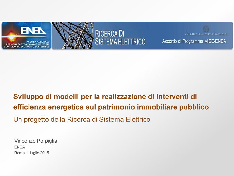 patrimonio immobiliare pubblico Un progetto della Ricerca