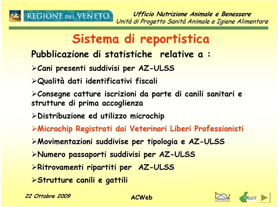 Distribuzione ed utilizzo microchip Microchip Registrati dai Veterinari Liberi Professionisti Movimentazioni