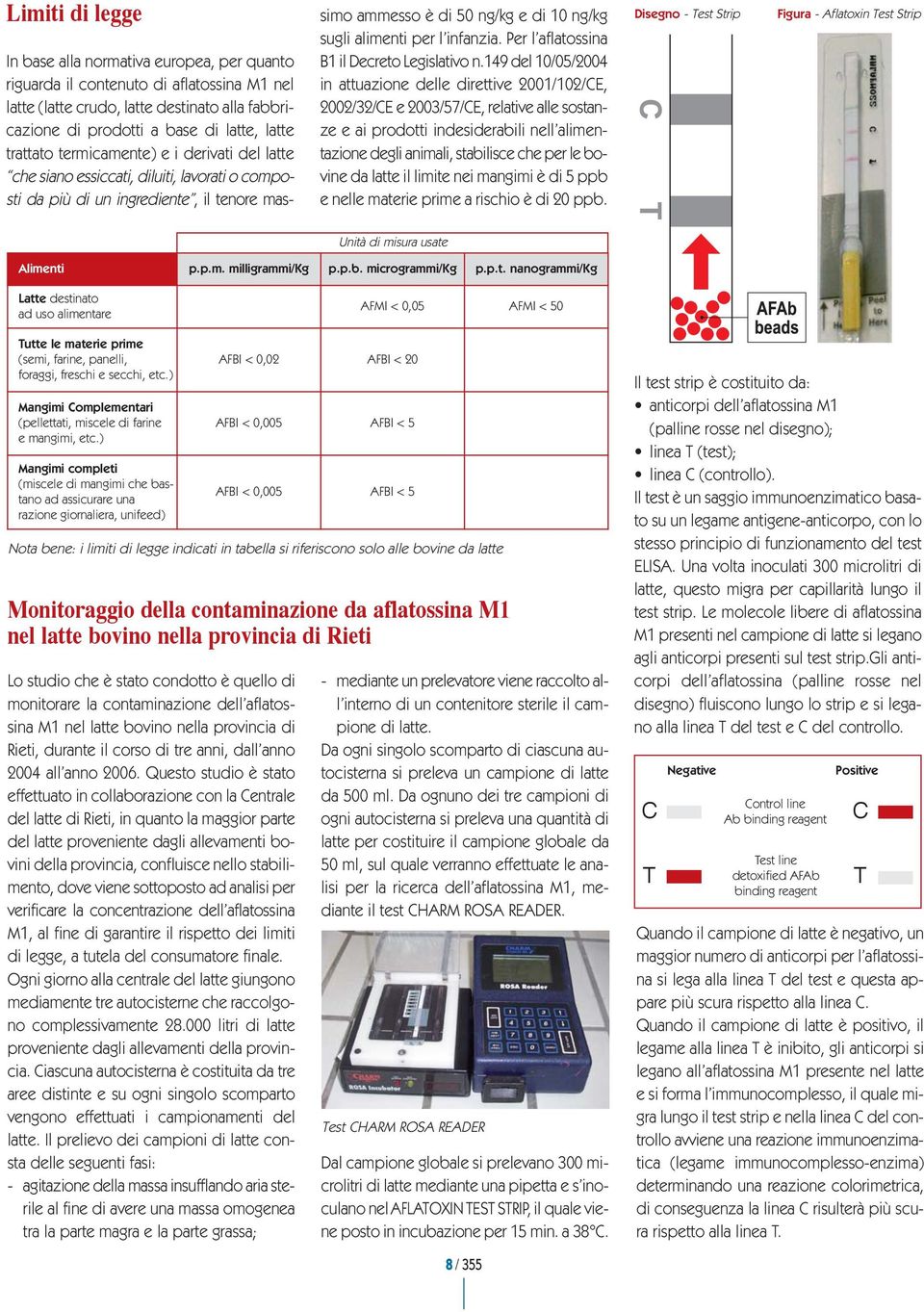 infanzia. Per l aflatossina B1 il Decreto Legislativo n.