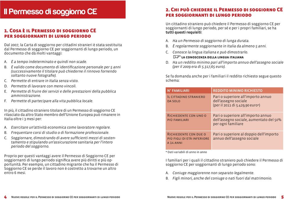 periodo, un documento che dà molti vantaggi: A. È a tempo indeterminato e quindi non scade. B.